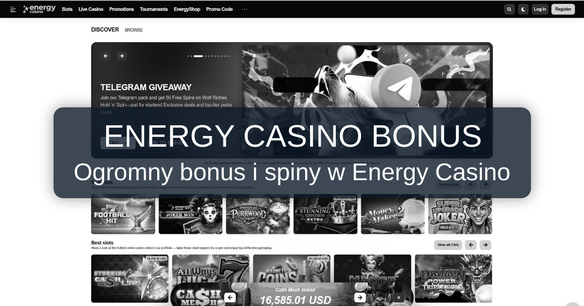Energy Casino bonus bez depozytu – jak działa nasza oferta